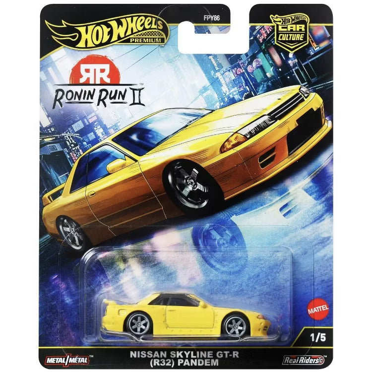 Hot Wheels Nissan Skyline GT-R (R32) Pandem Ronin Run II Car Culture Premium