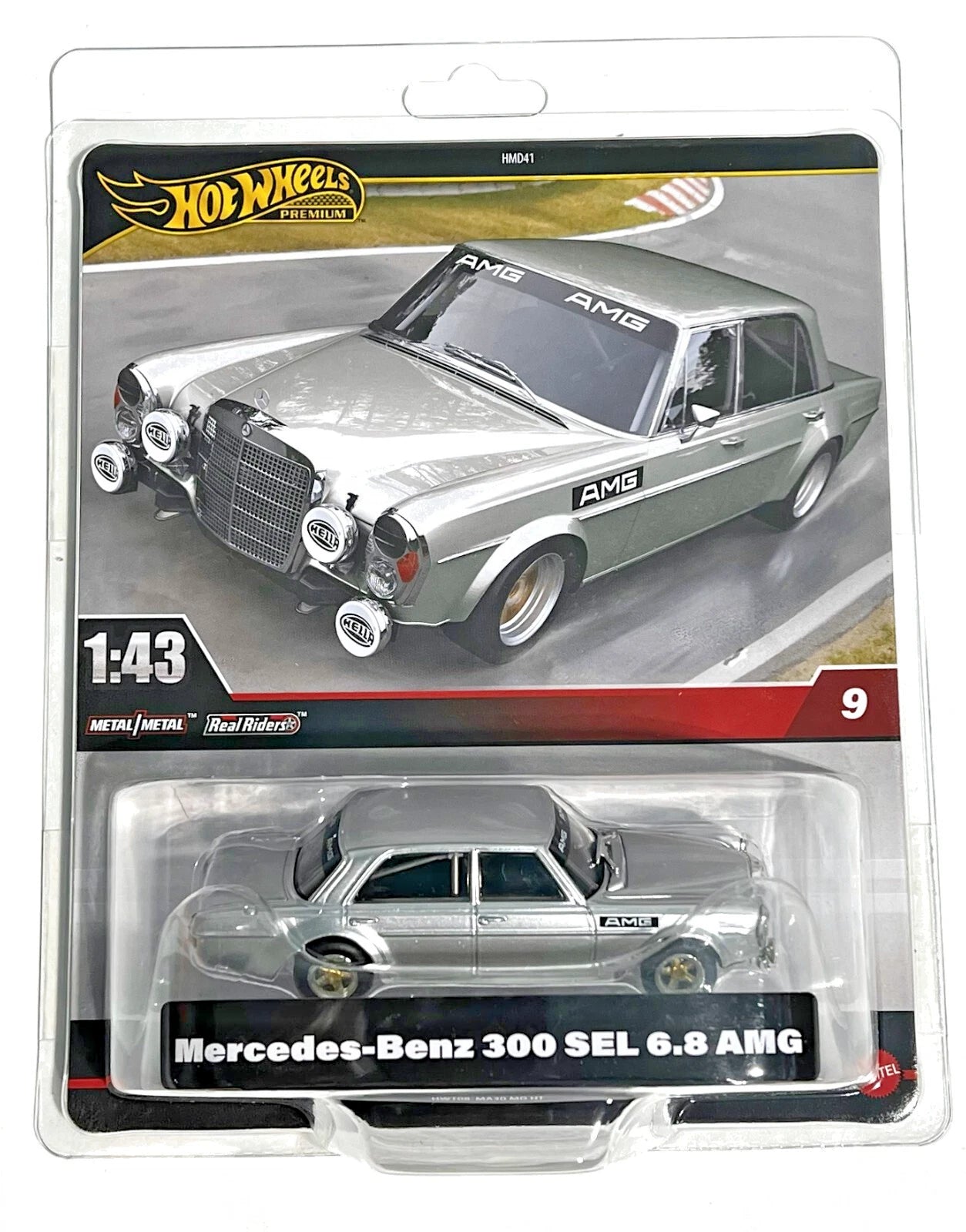 Hot Wheels Premium 1:43 Scale | Mercedes-Benz 300 SEL 6.8 AMG